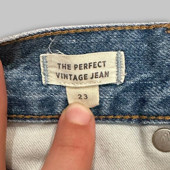 Madewell The Perfect Vintage Jean Women’s Light Wash High-Rise Jeans - Size 23 - Picture 4 of 6